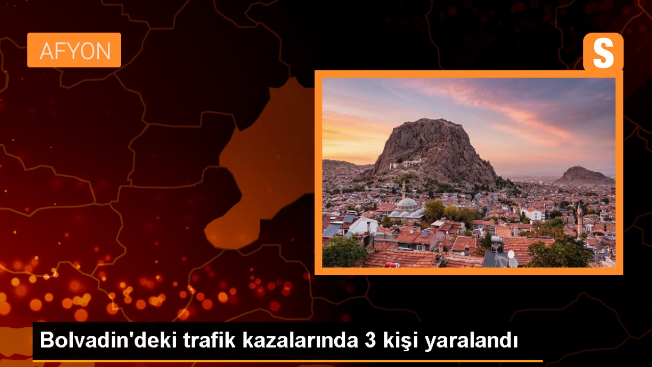 Bolvadin'de Trafik Kazası: 3 Yaralı