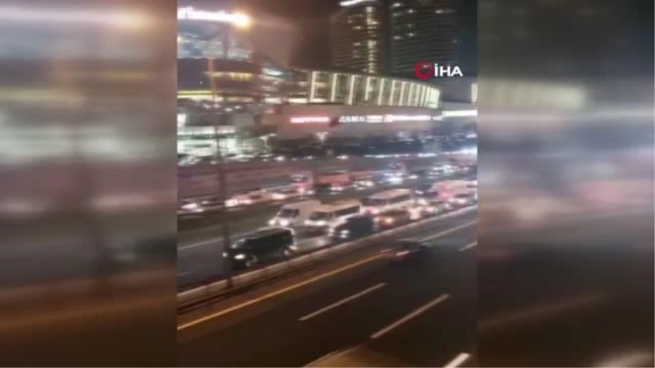 TEM Otoyolu'nda Kadına Araba Çarptı