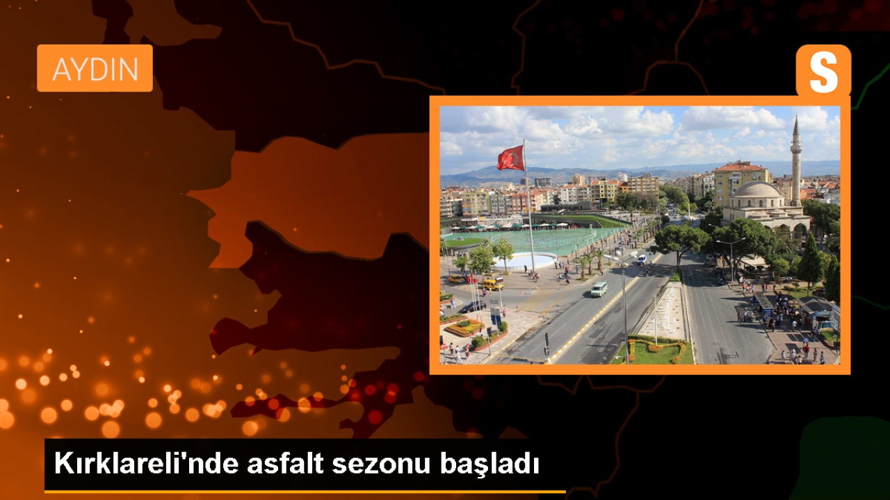 Kırklareli'nde Asfalt Sezonu Başladı