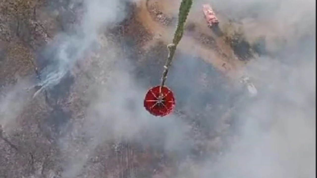 Muğla'da Orman Yangını: 8 Helikopter ve 5 Uçak İle Müdahale Ediliyor