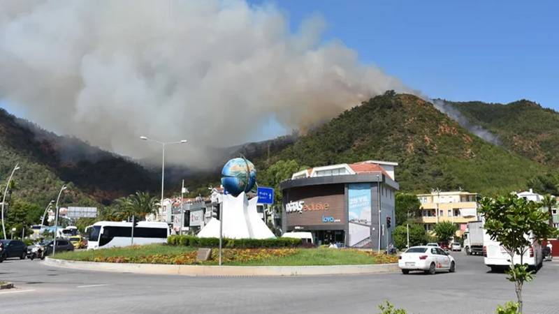 Marmaris'teki yangının ceset yakılması nedeniyle çıktığı belirlendi: 1 kişi gözaltına alındı