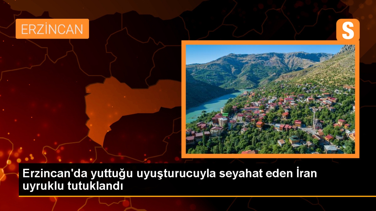 Erzincan'da Uyuşturucu Taşıyan İranlı Tutuklandı