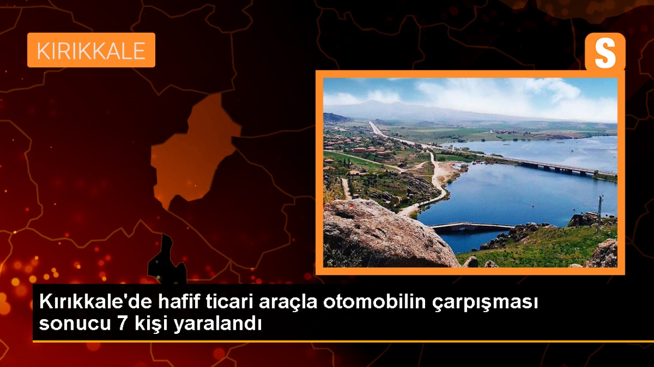 Kırıkkale'de trafik kazası: 7 yaralı