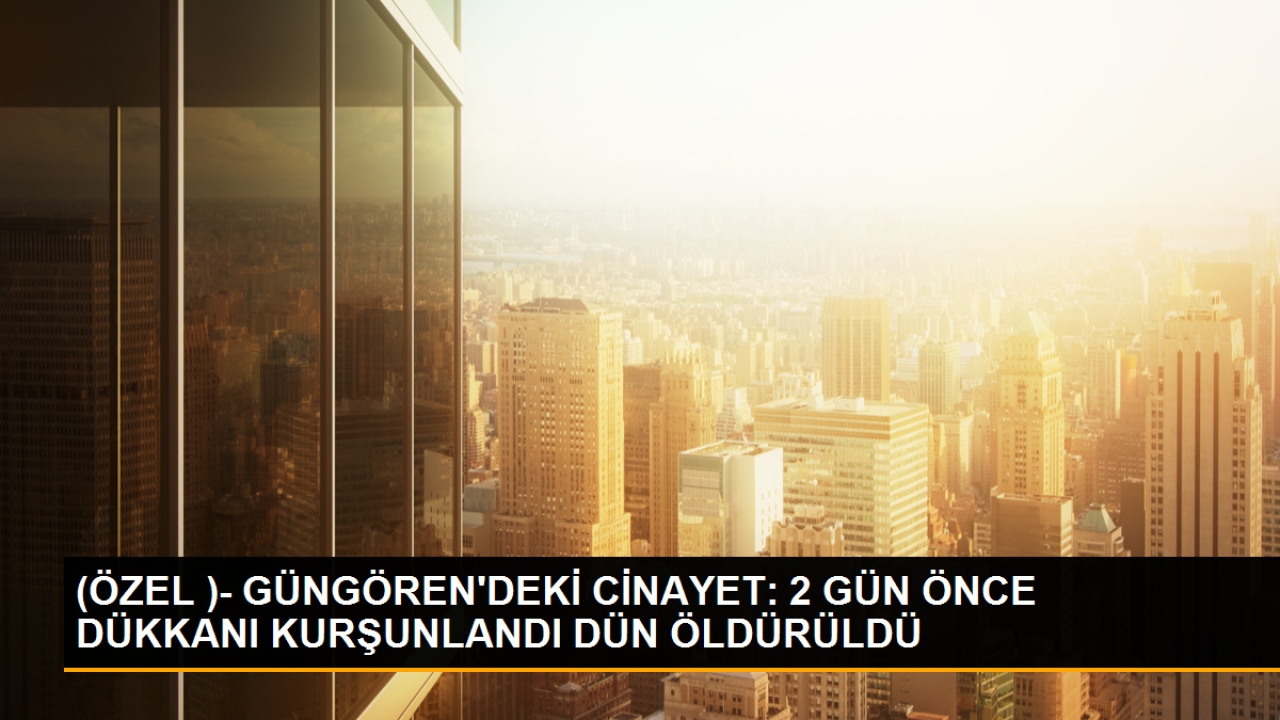 Güngören'de şaka ile başlayan kavganın ardından dükkanı kurşunlanan Zülküf Salık silahlı saldırıda öldürüldü