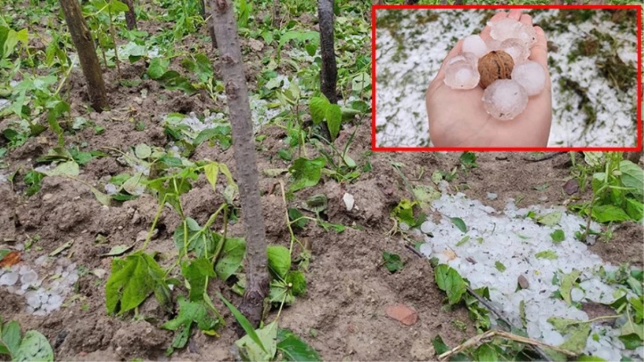 Kastamonu'da Şiddetli Yağış ve Dolu Hayatı Durma Noktasına Getirdi