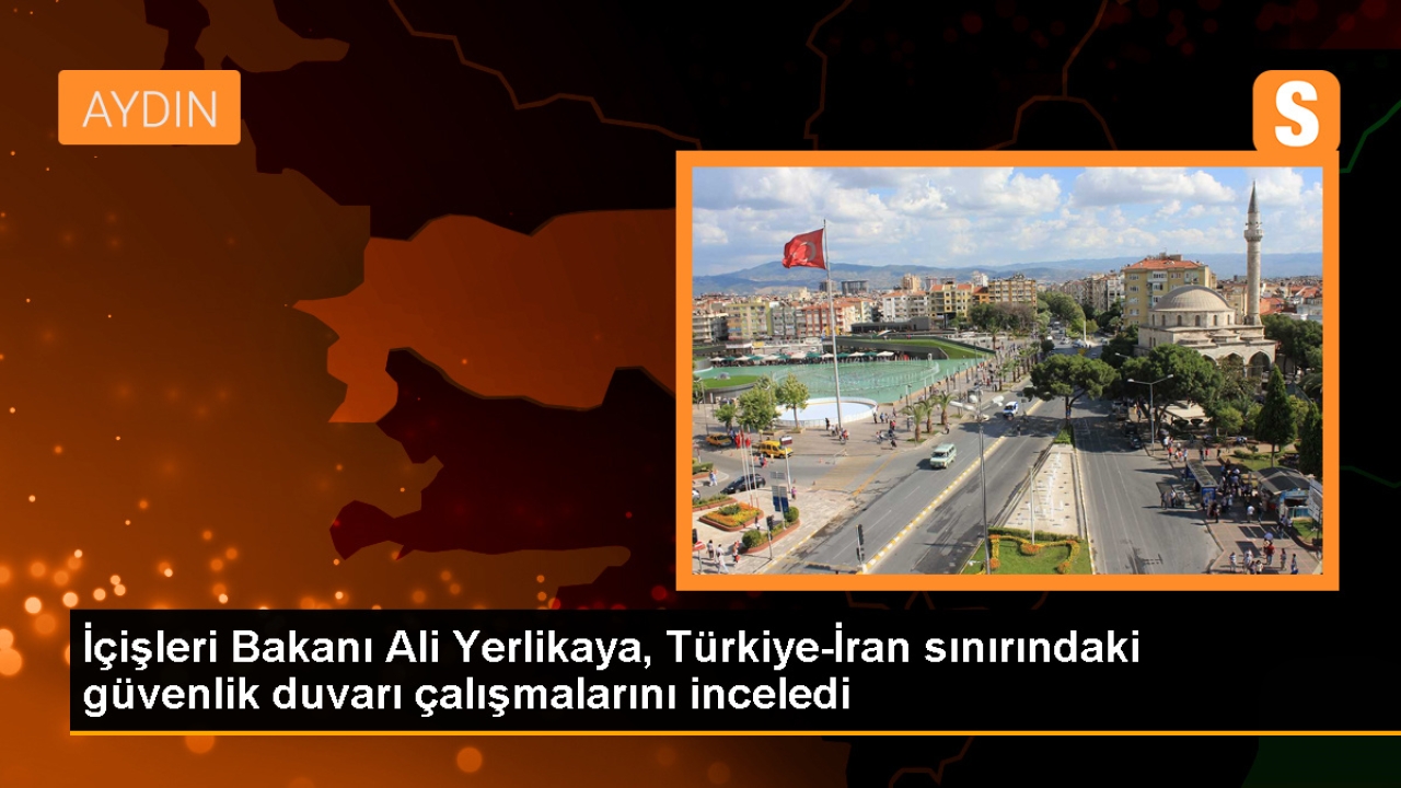 İçişleri Bakanı Yerlikaya, Türkiye-İran sınırındaki güvenlik duvarı çalışmalarını inceledi
