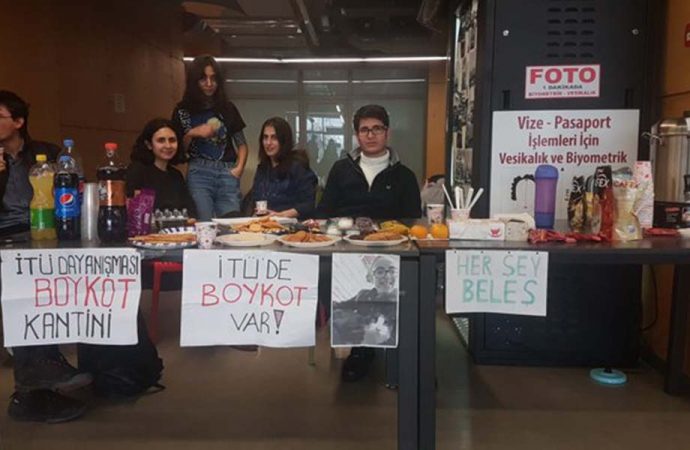 Kantin fiyatlarını boykot eden İTÜ öğrencilerine uzaklaştırma cezası