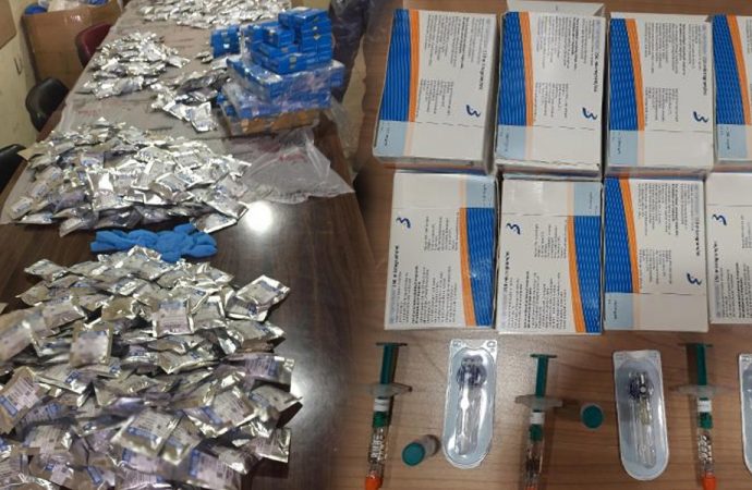 Sabiha Gökçen’de kaçak ilaç operasyonu: Piyasa değerinin yaklaşık 40 bin lira