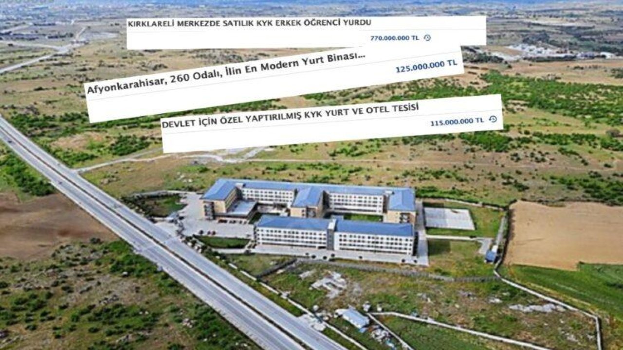 KYK yurtları satılığa çıkarıldı