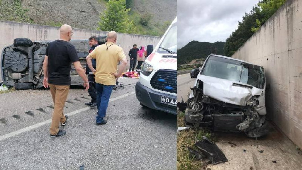 Kazaya müdahale eden polis aracına otomobil çarptı; 7 yaralı