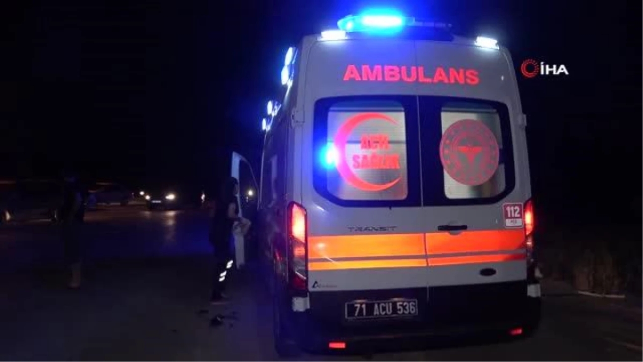 Kırıkkale'de iki otomobil çarpıştı: 4 yaralı