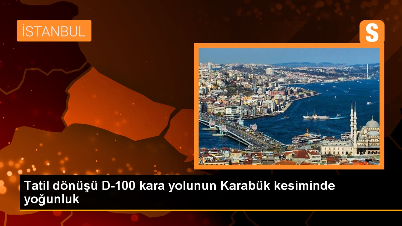 Kurban Bayramı tatilinin son gününde Karabük'te yoğunluk yaşanıyor
