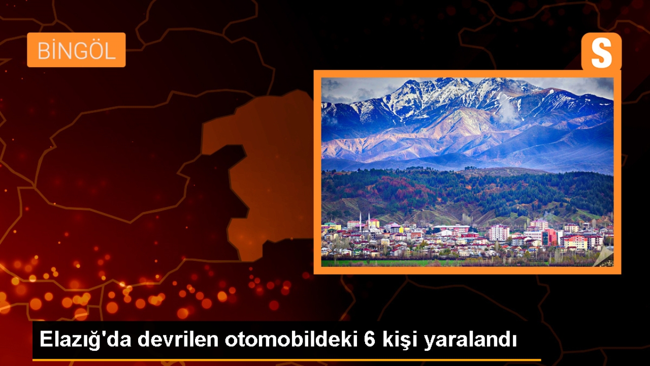 Elazığ'da Otomobil Devrildi: 6 Kişi Yaralandı