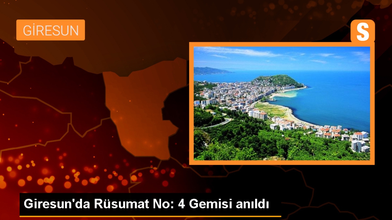 Görele Liman Başkanlığı, Rüsumat No: 4 Gemisini Anma Etkinliği Düzenledi