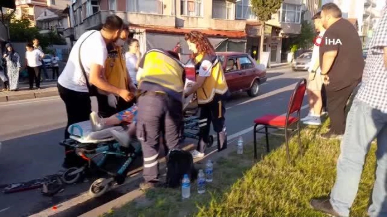 Kdz. Ereğli'de zincirleme kaza: 2 yaralı