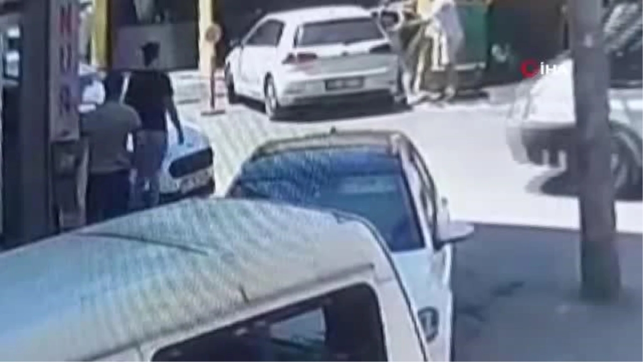 Torununu korumak isterken canından oldu...O anlar kamerada