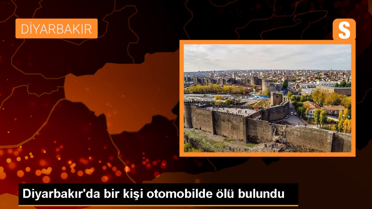 Diyarbakır'da Otomobilde Erkek Cesedi Bulundu