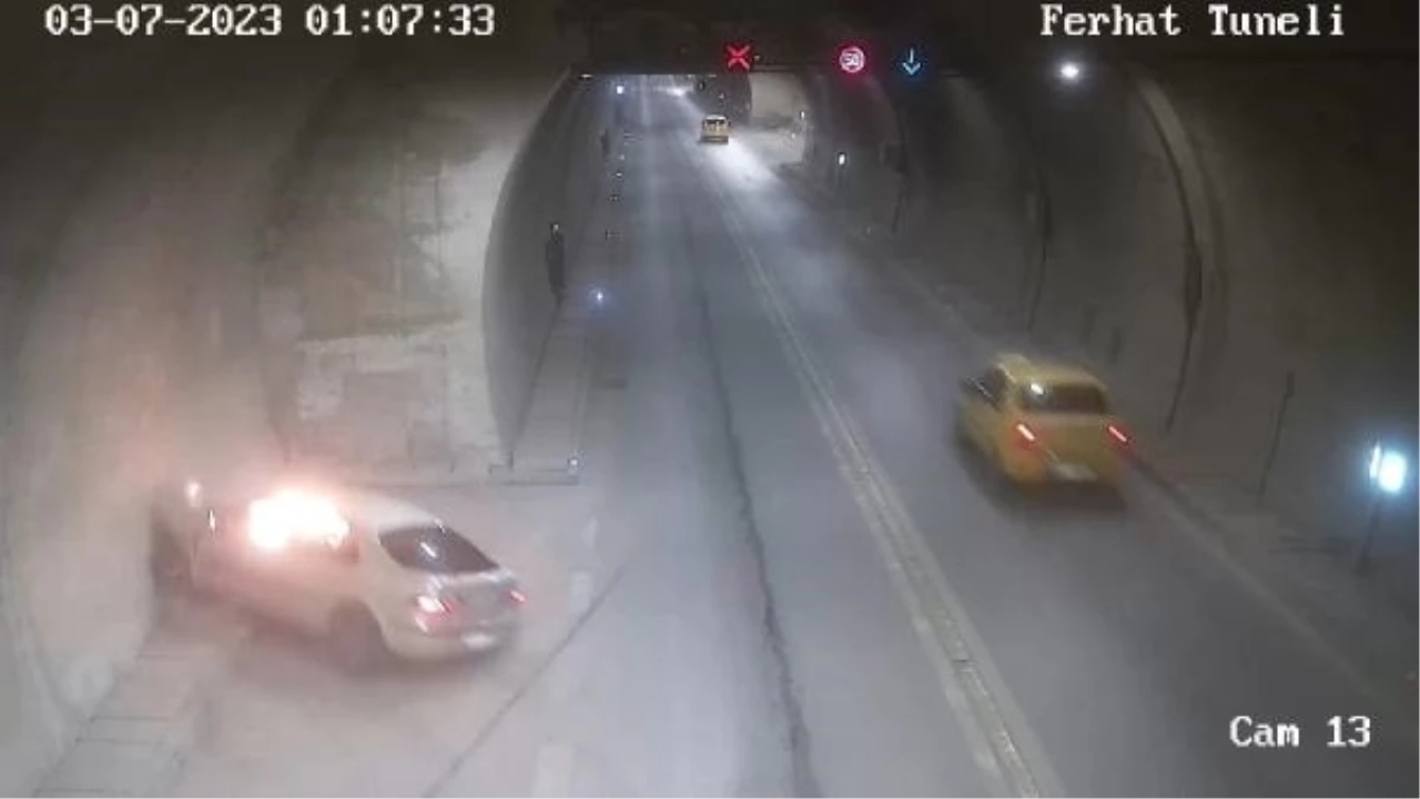 Amasya Ferhat Tüneli'nde Kaza: Bir Kişi Yaralandı