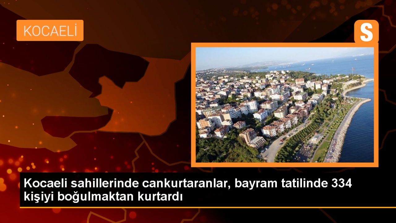 Kocaeli Sahillerinde Cankurtaranlar 334 Kişiyi Boğulmaktan Kurtardı