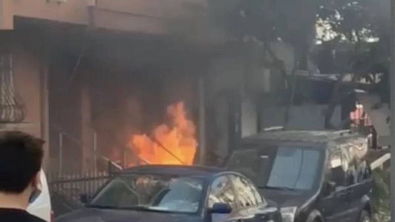 Çekmeköy'de bir binada doğal gaz patlaması: Bir kişi yaralandı