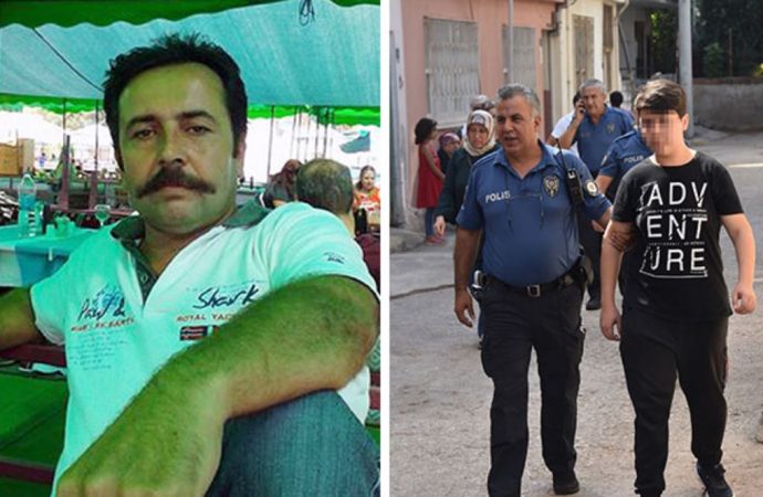 Tüm aileyi öldürmekle tehdit için babasını öldüren çocuğa tahliye