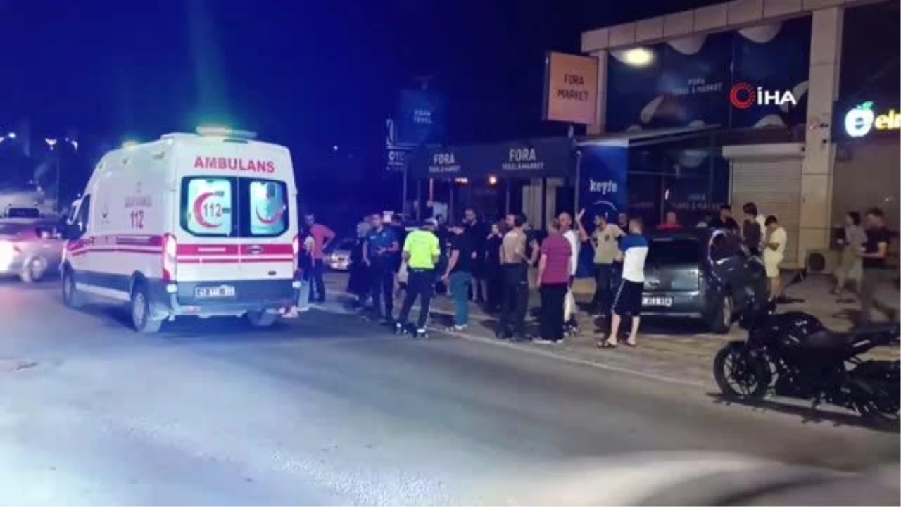 Yolun karşısına geçmek isteyen kadına otomobil çarptı