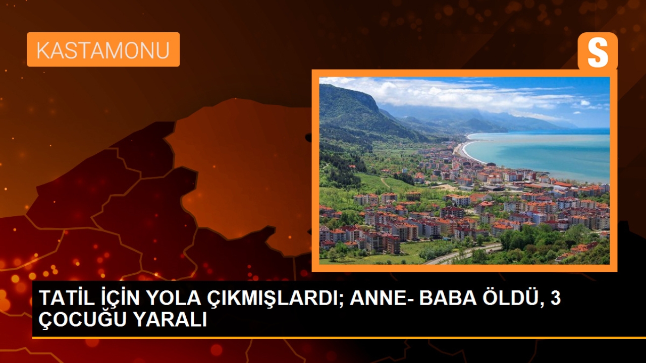 Kastamonu'da Çekme Karavanlı Cip ile Kamyon Çarpıştı: Anne-Baba Hayatını Kaybetti, 3 Çocuk Yaralandı