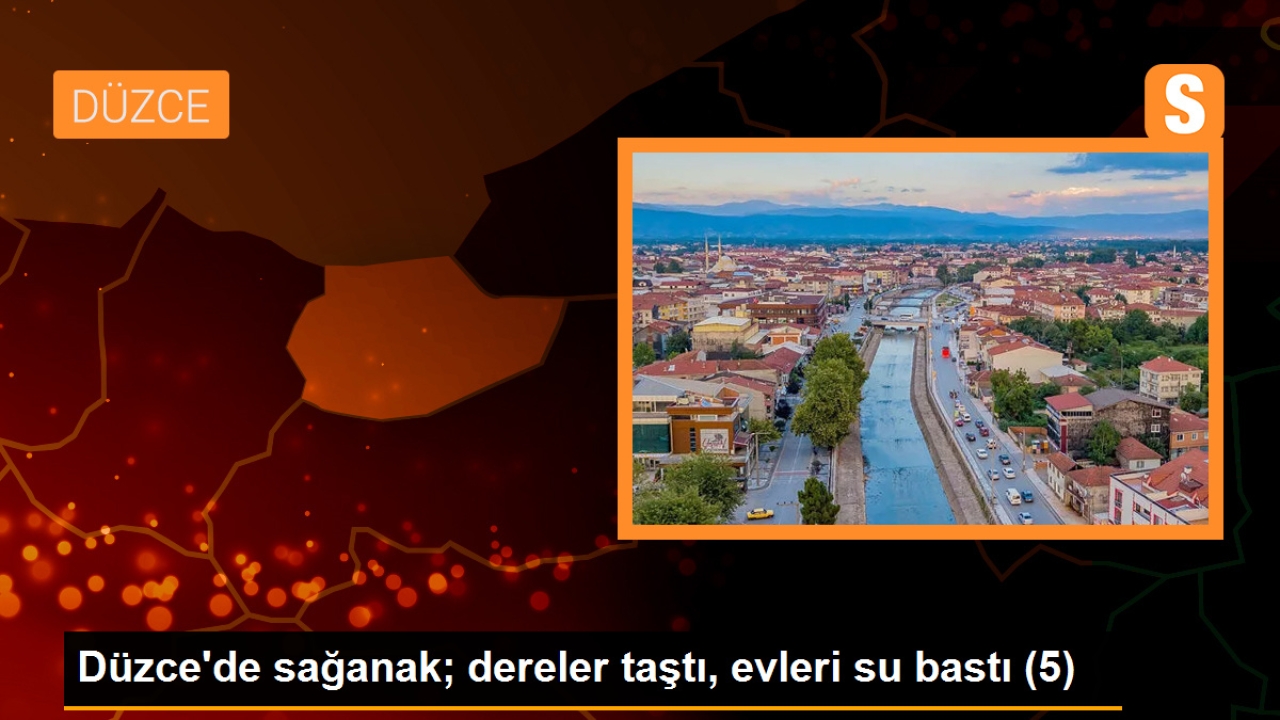 Düzce'de sel felaketi: Mahsur kalanlar kurtarıldı