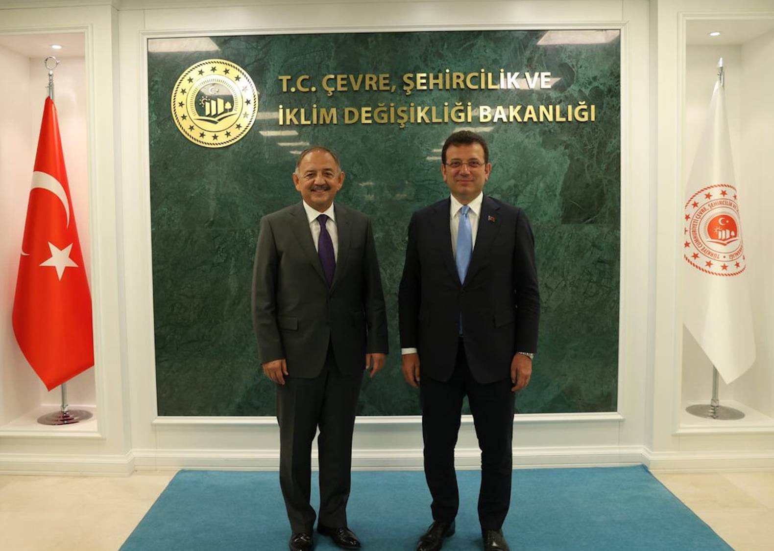 İmamoğlu'ndan Bakan Özhaseki'ye ziyaret: Deprem dahil sıkı bir işbirliğine hazırız