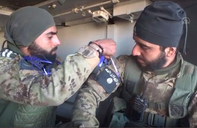 ÖSO’cular IŞİD armasıyla