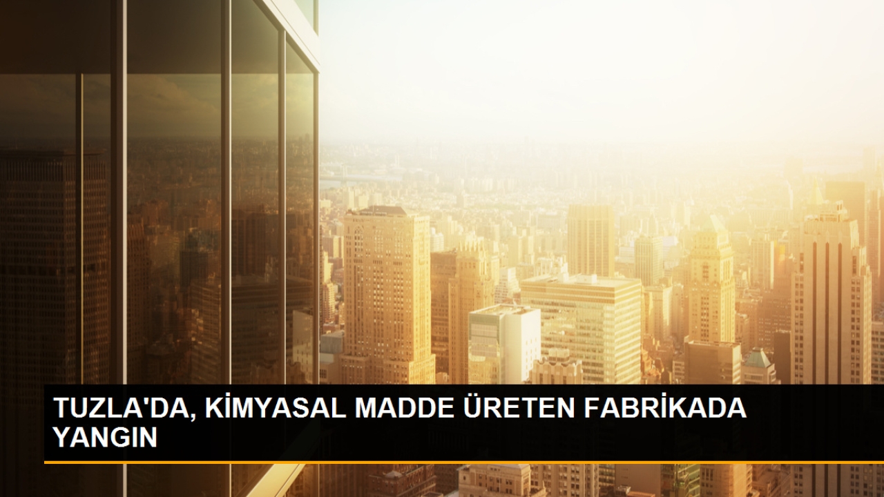 Tuzla OSB'deki Kimya Fabrikasında Yangın Çıktı