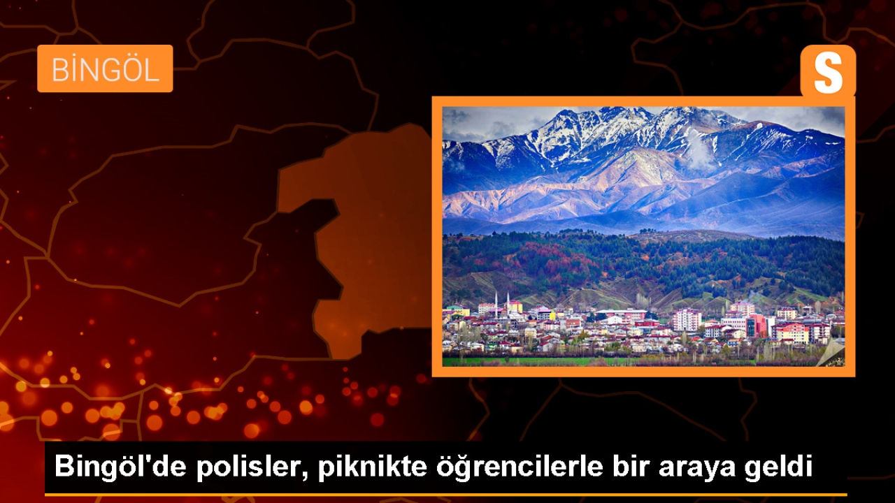 Bingöl'de çocuklar polislerle piknik yaptı