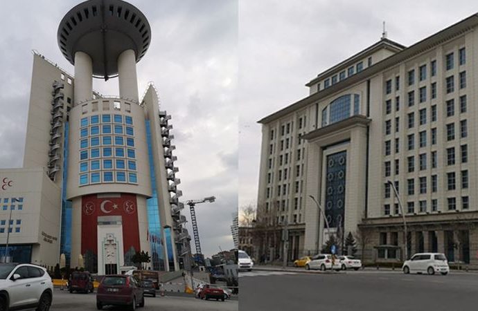 34 askerin şehit olmasının ardından AKP ve MHP genel merkezlerinde dikkat çeken ayrıntı