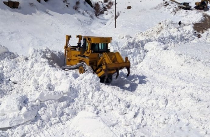 Van’da çığ düştü