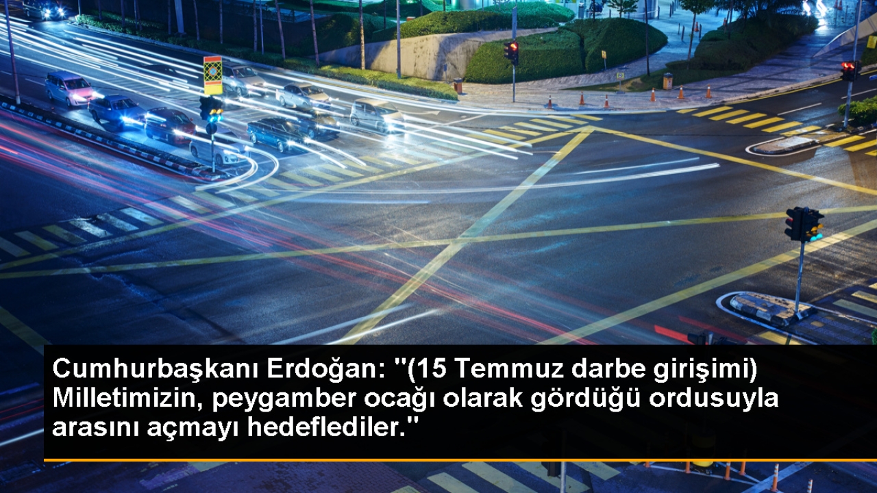 Cumhurbaşkanı Erdoğan: