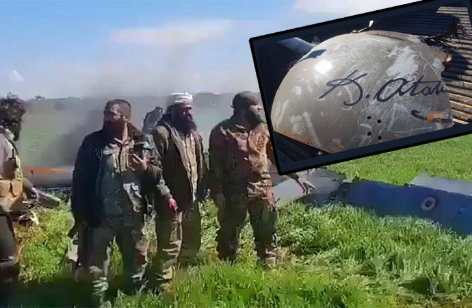 ÖSO’nun düşürdüğü Türk İHA’sında Atatürk’ün imzasını gören yandaşlardan skandal ifadeler