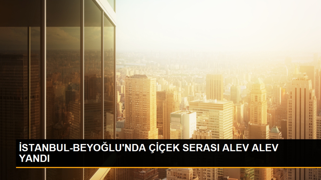 Beyoğlu'nda Çiçek Sera Yangını