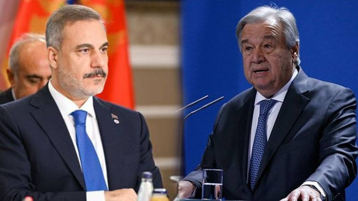 Bakan Fidan BM Genel Sekreteri Guterres ile görüştü