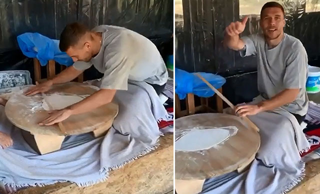 Podolski, sempatik hareketleriyle herkesi şaşırttı…