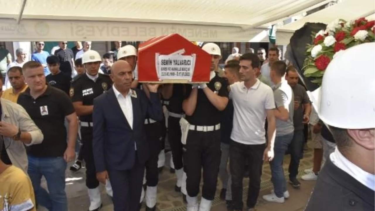 Menemen'de Şehit Bekçi Semih Yalvarıcı Toprağa Verildi