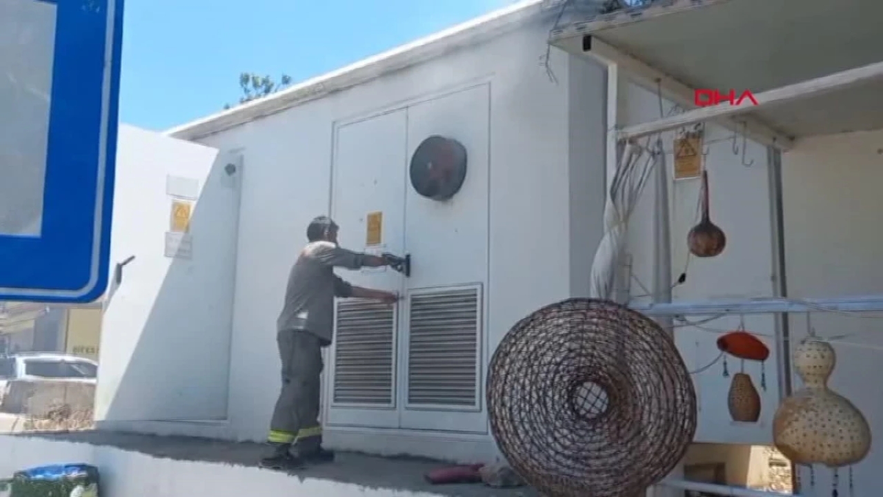 Bodrum'da Trafo Yangınları Elektrik Kesintisine Neden Oldu