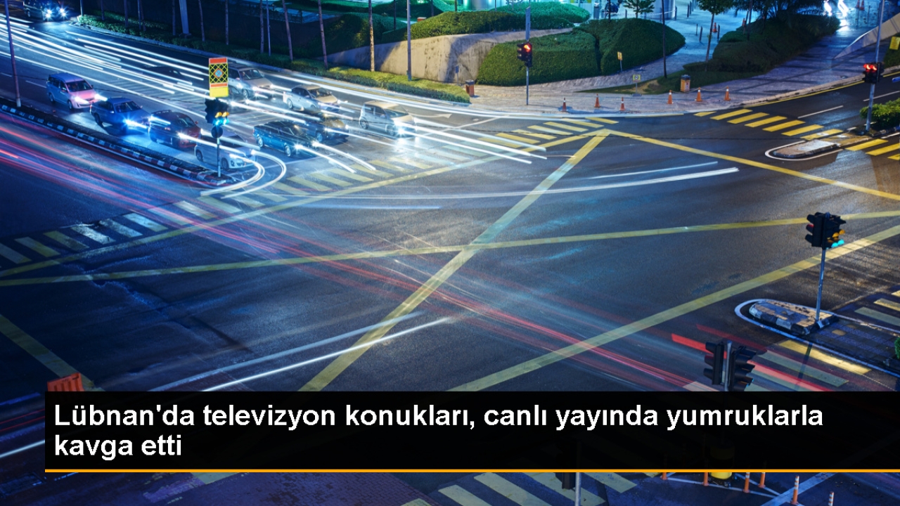 Lübnan'da televizyon programında çıkan tartışma kavgaya dönüştü
