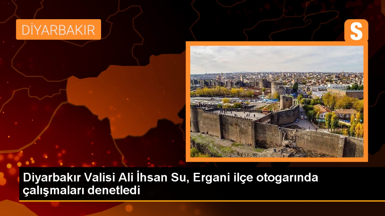 Diyarbakır Ergani ilçe otogarı inşaatı devam ediyor