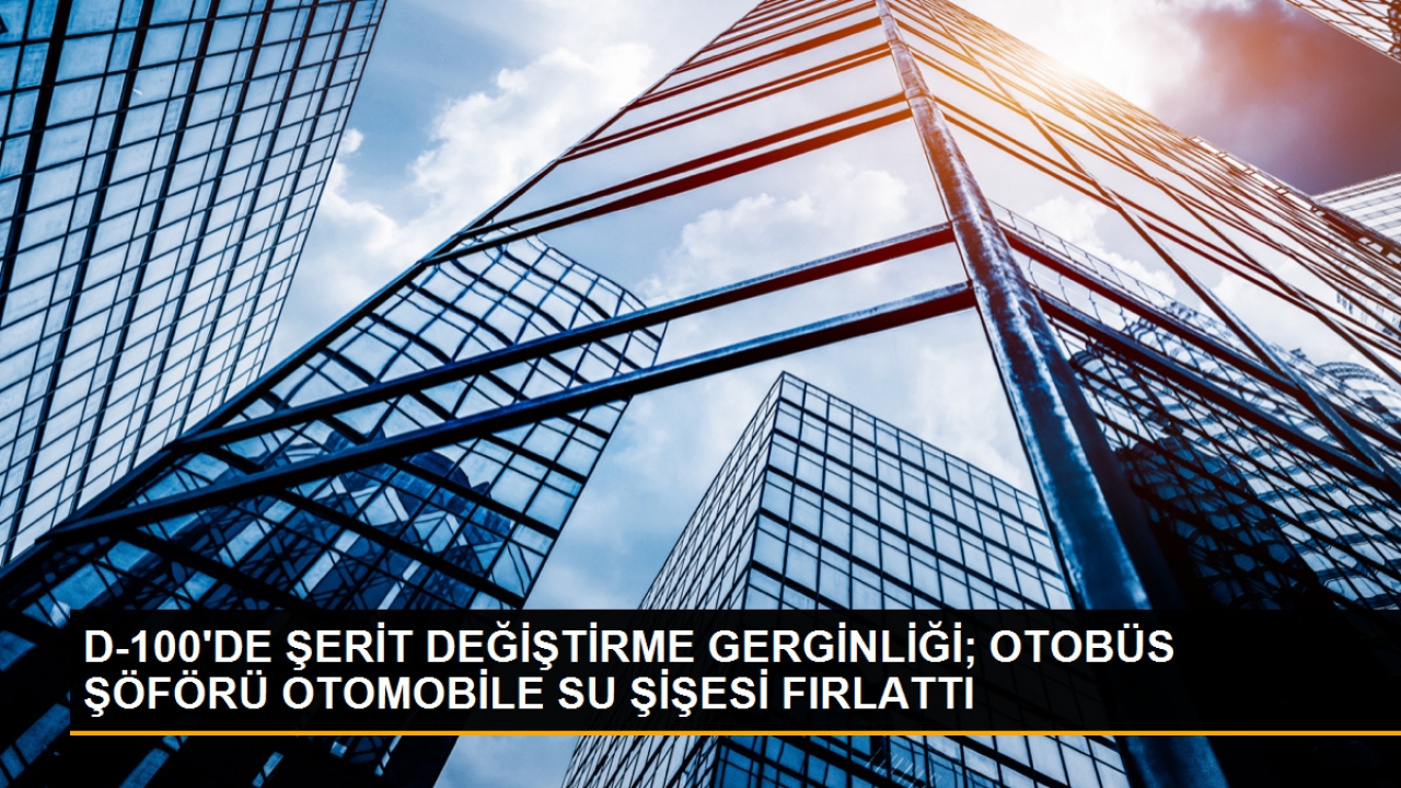 D-100 Karayolu'nda Otobüs Şoförü ve Otomobil Sürücüsü Arasında Gerginlik