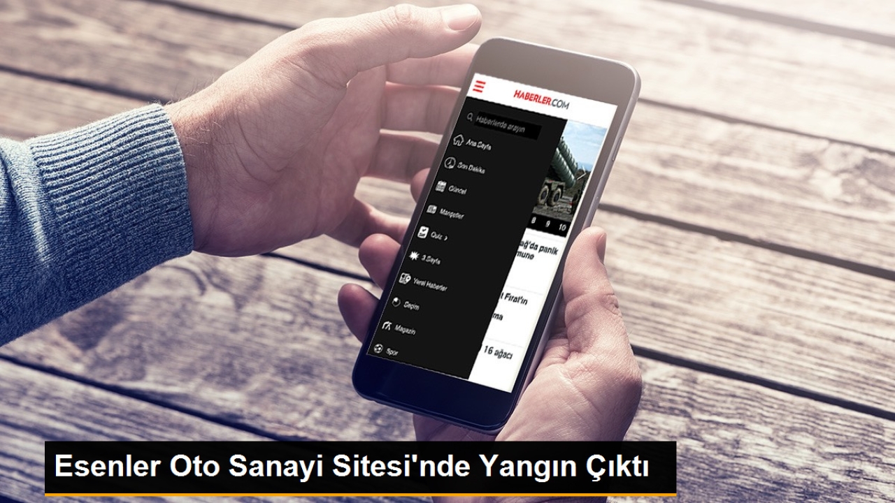 Esenler Oto Sanayi Sitesi'nde Yangın Çıktı