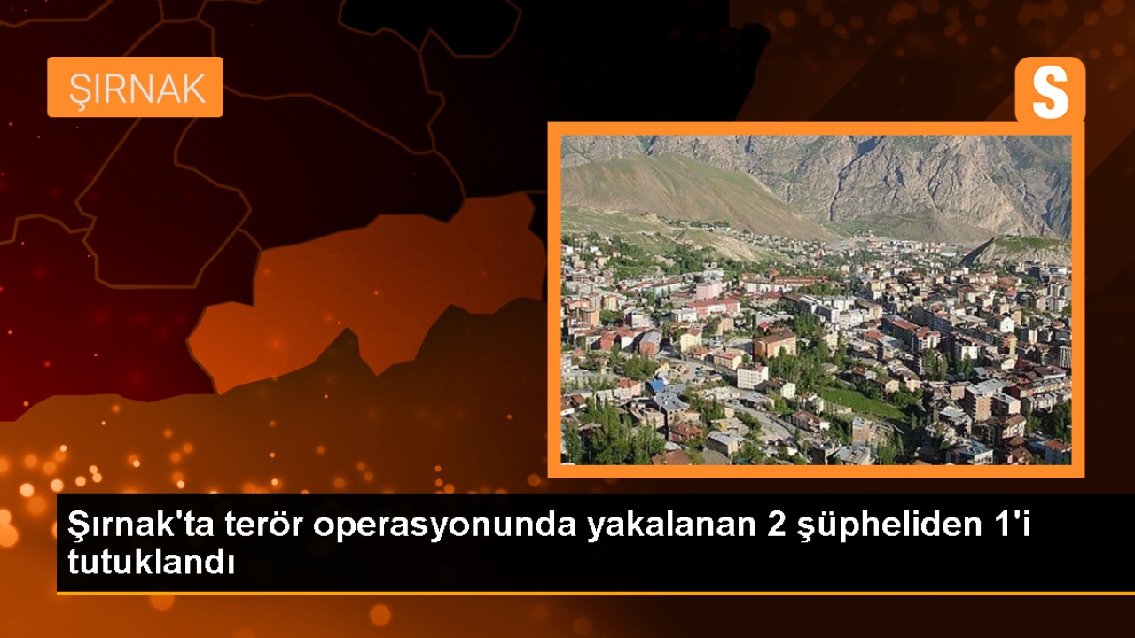 Şırnak'ta PKK/KCK operasyonunda 1 zanlı tutuklandı