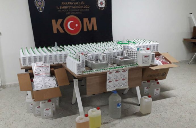 Koronavirüs fırsatçıları sahte dezenfektan üretti!
