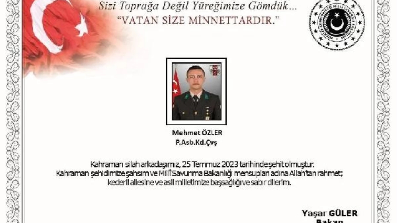 Edirne'de askeri araç kazası: 1 şehit