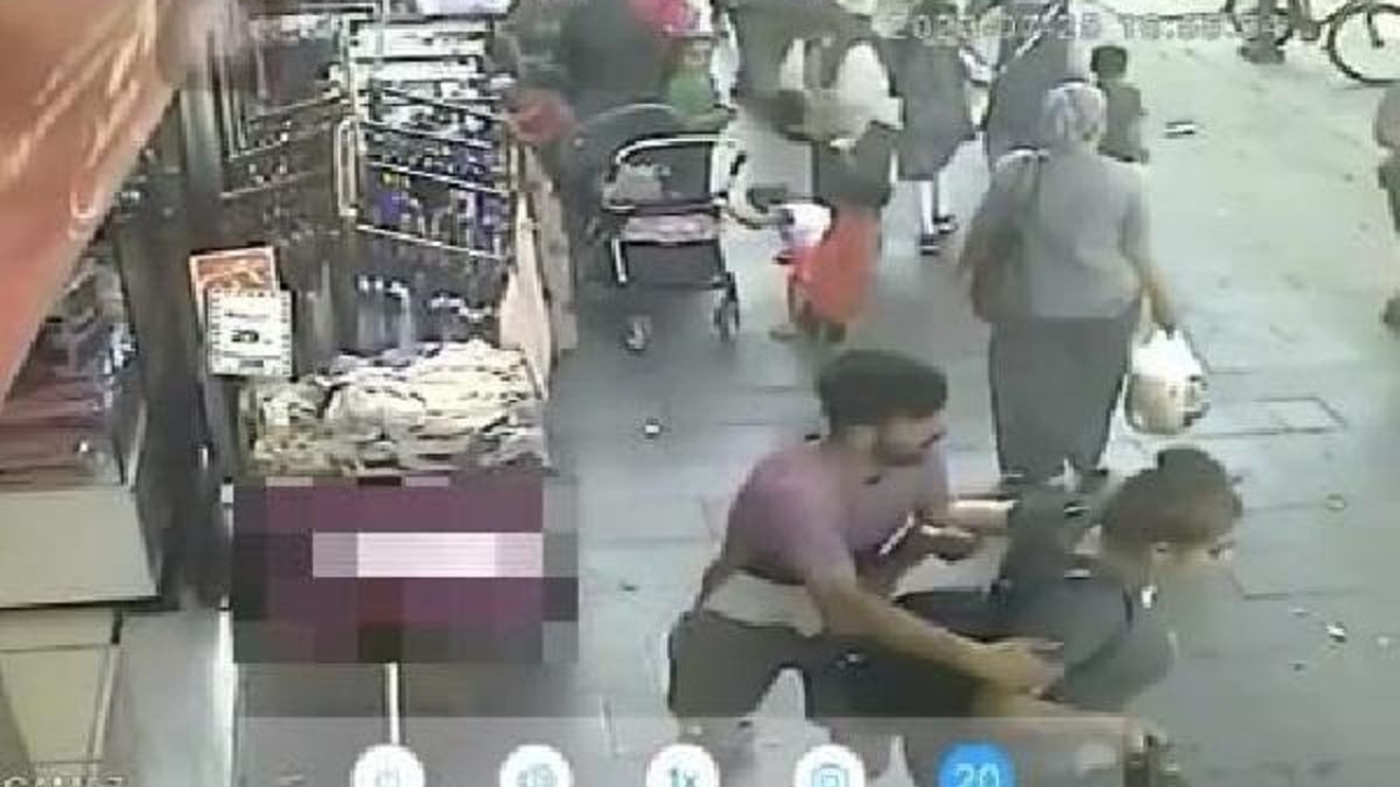 Tarsus'ta Husumetli Adamı Tabancayla Kovaladı, Yoldaki Kadını Siper Etti