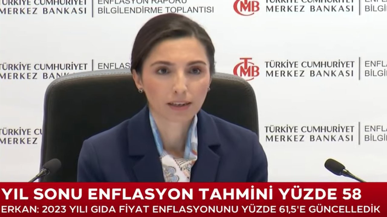 Merkez Bankası Başkanı Erkan açıkladı: Yıl sonu enflasyon tahmini yüzde 58